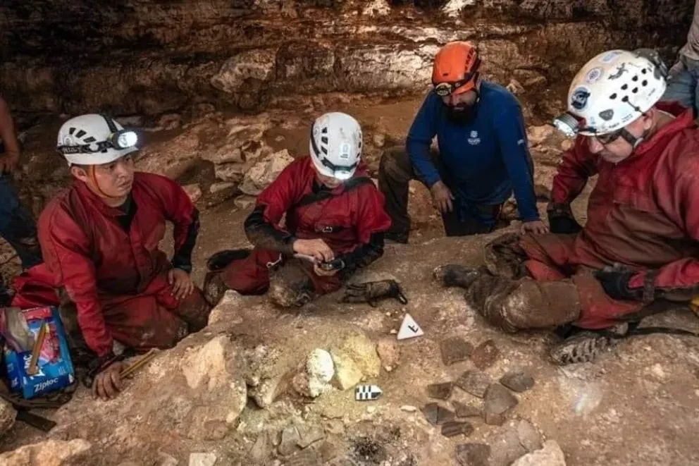 INAH descubre sitio arqueológico “impresionante” en el tramo 5 del Tren Maya.
