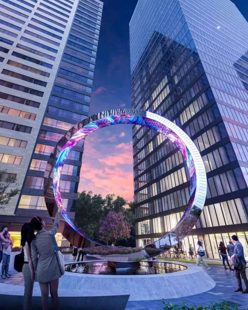 Conoce El Ojo de México, la primera escultura con inteligencia artificial de Latinoamérica