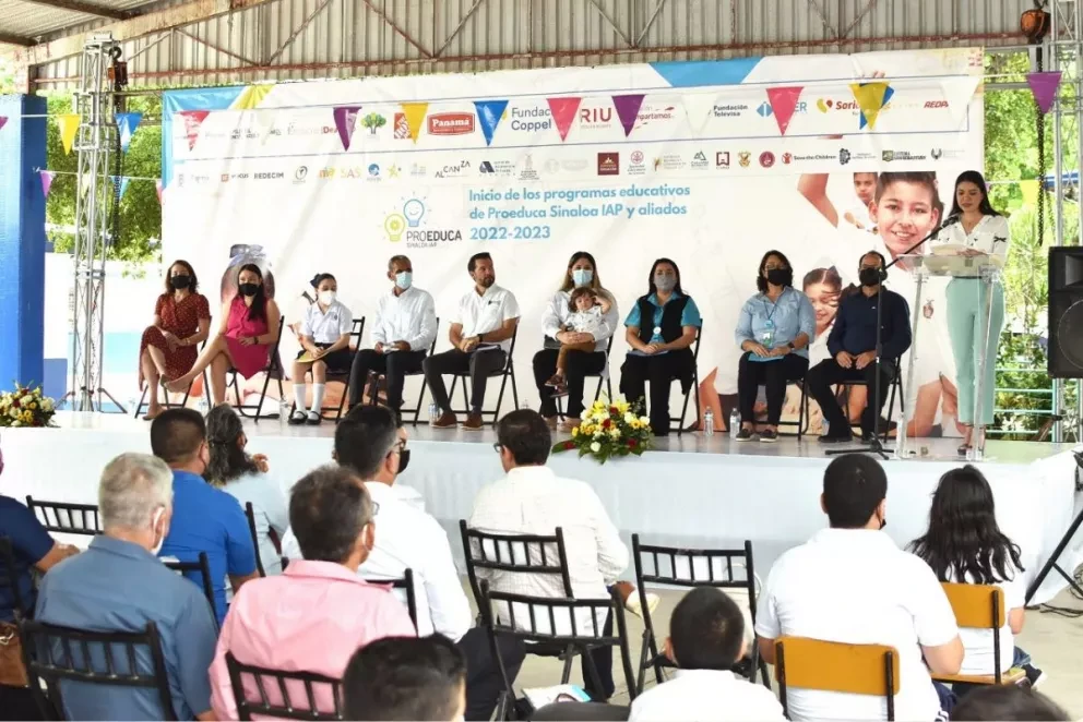 PROEDUCA Sinaloa IAP inicia programas a beneficios de 120 escuelas en el estado.