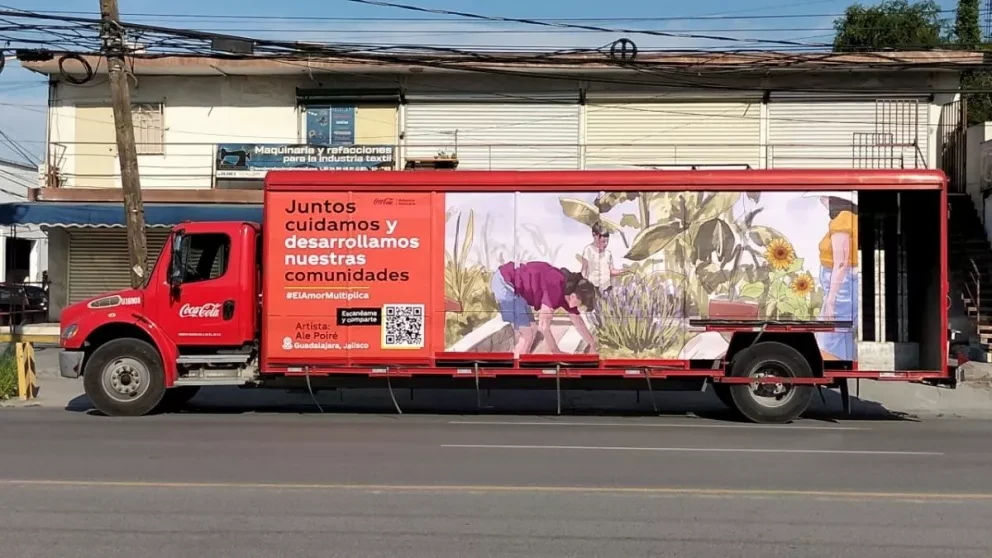 ¿Has visto estos camiones? Así celebra Coca-Cola su Amor por México