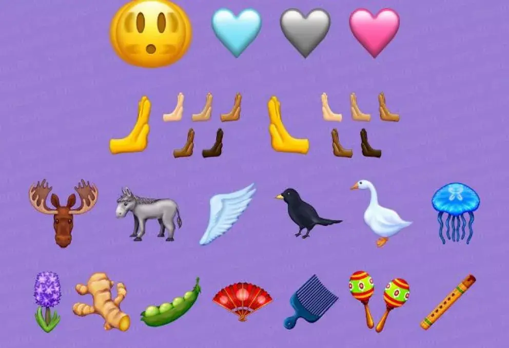 Esto son los nuevos emojis que llegarán a Android e iOS