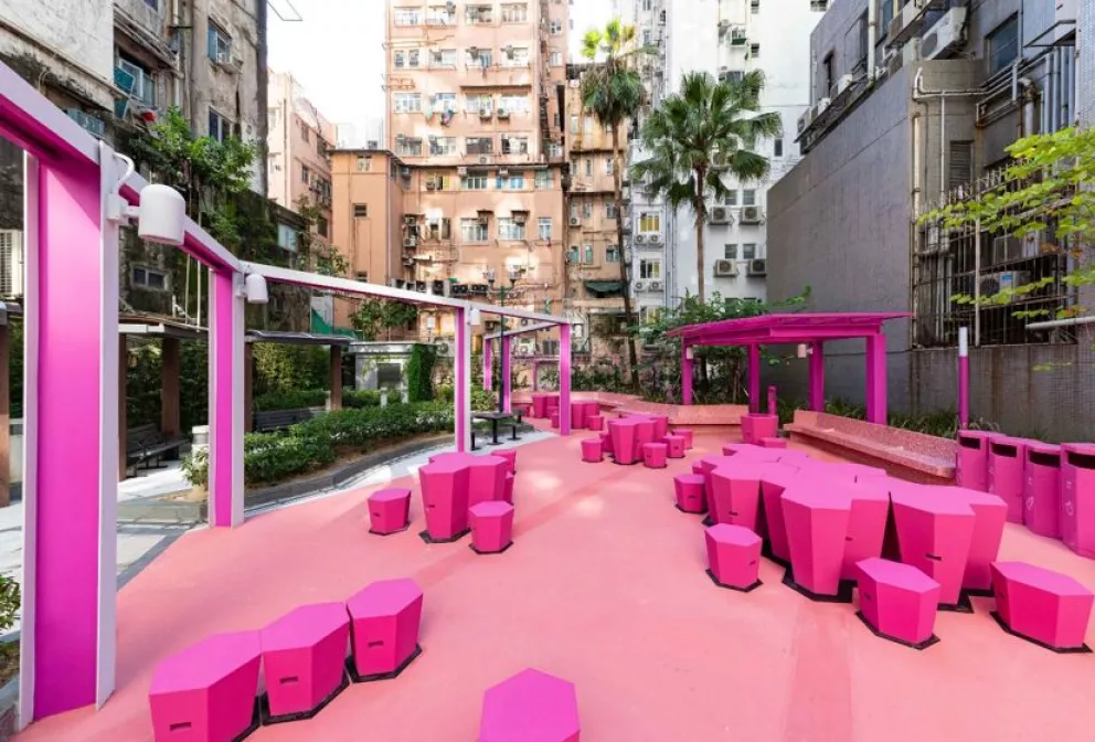 “Pocket Park”, la renovación colorida de parques en Hong Kong.