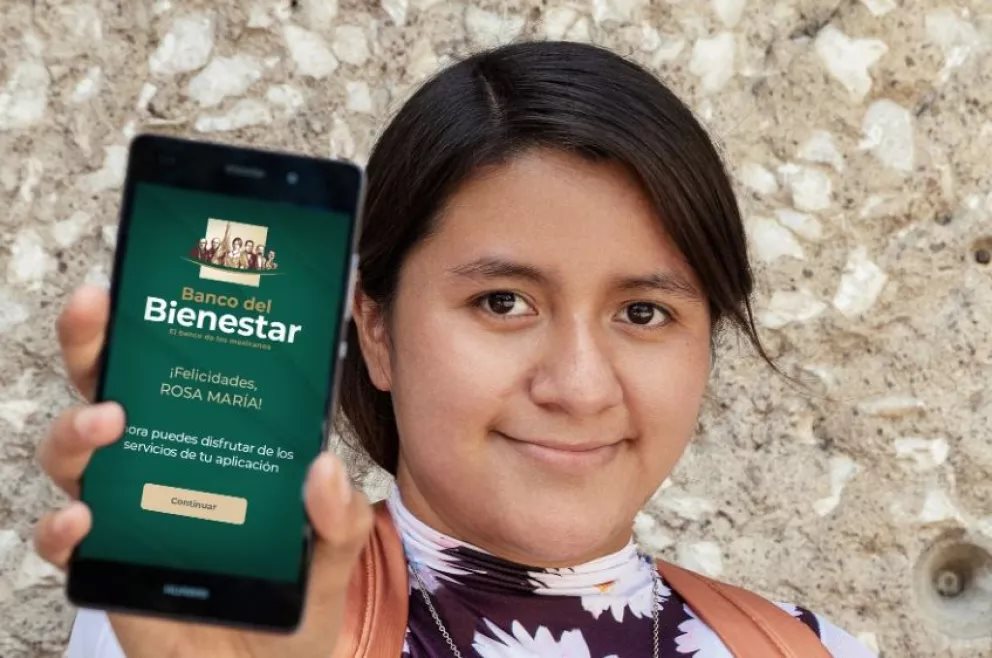 Banco del Bienestar su nueva app para teléfonos celulares.