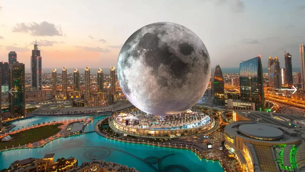 Hoteles con forma de Luna podrían ser una realidad en Dubái.