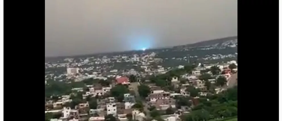 Destellos de luces en Culiacá, Sinaloa, Protección Civil informa lo que pudo ser.