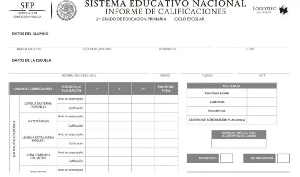 SEP. Cómo descargar la boleta de calificaciones 2022.