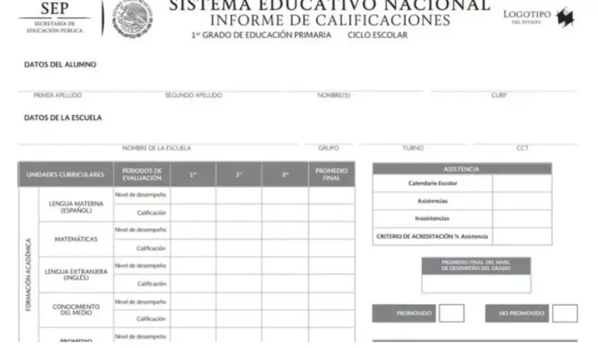 SEP. Cómo descargar la boleta de calificaciones 2022.