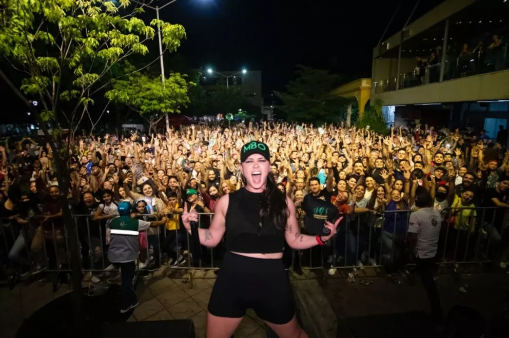 Así fue el increíble concierto de la Dj Mariana Bo en Culiacán.