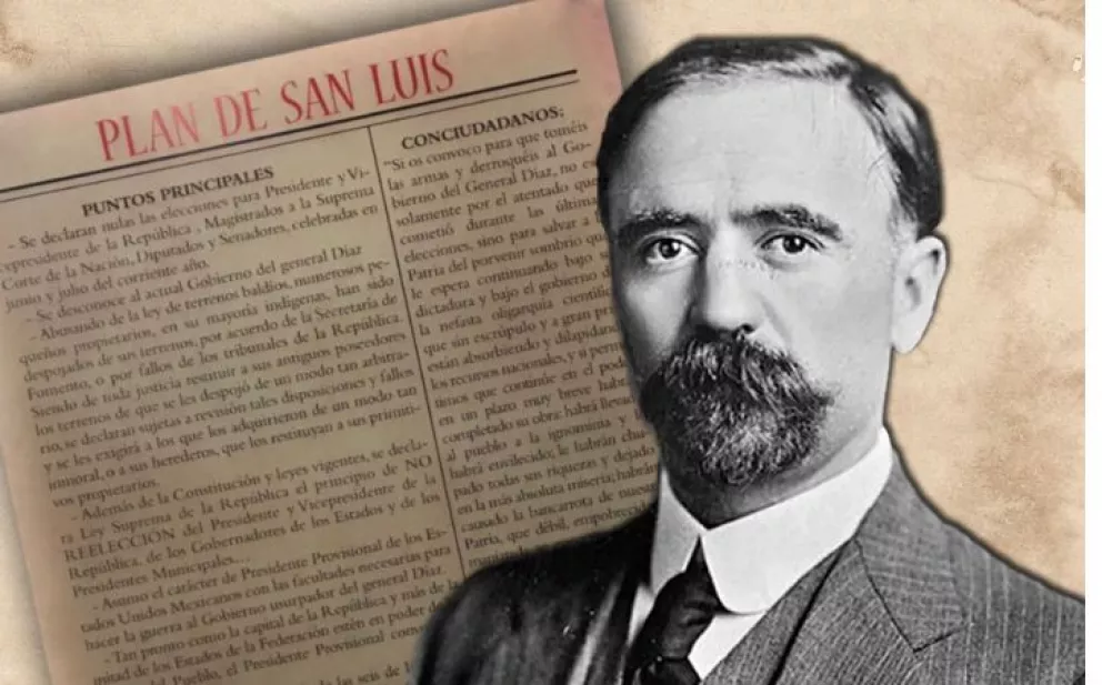 El Plan de San Luis fue un manifiesto creado el 6 de noviembre de 1910 por Francisco I. Madero.
