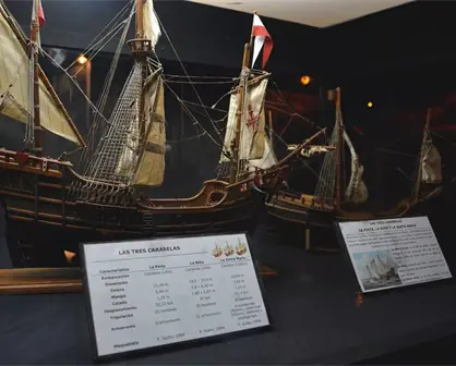 ¿Cómo se llamaban los barcos donde viajaba Cristobal Colón?