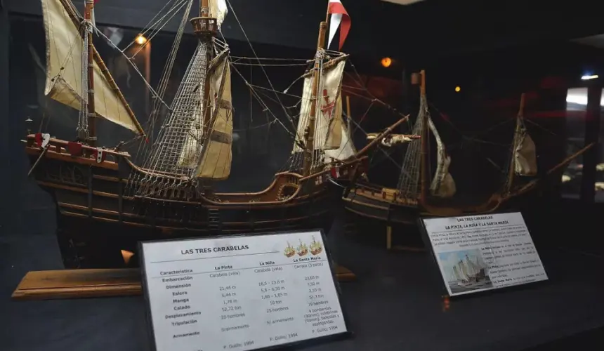 Modelo de Las Tres Carabelas Museo del Mar Cumaná.