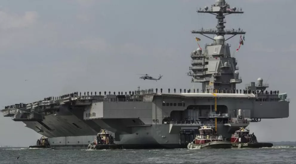 Cómo es el colosal USS Gerald R. Ford, el portaaviones más avanzado de EE.UU. y el más grande del mundo..
