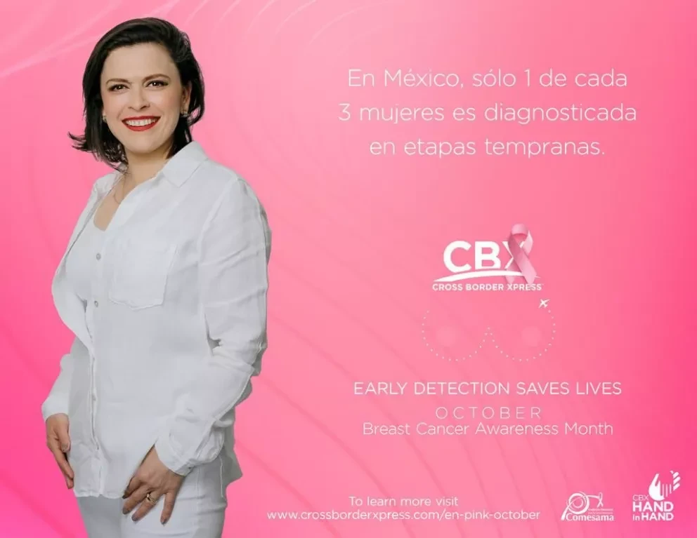 Cross Border Xpress lanza campaña de sensibilización sobre el cáncer de mama