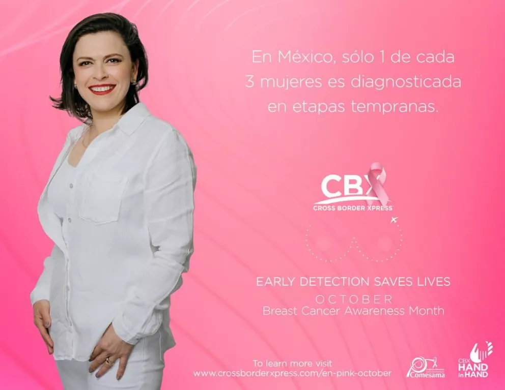 Cross Border Xpress lanza campaña de  sensibilización sobre el cáncer de mama 