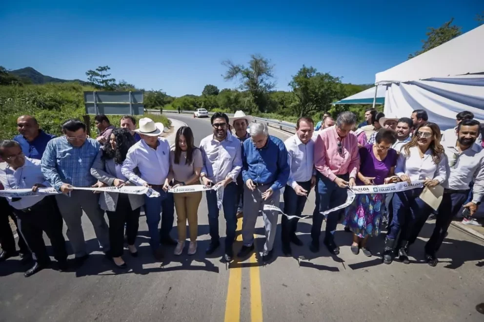 Así de hermosa quedó la carretera Sanalona-La Higuerita; Rubén Rocha hoy la inauguró.