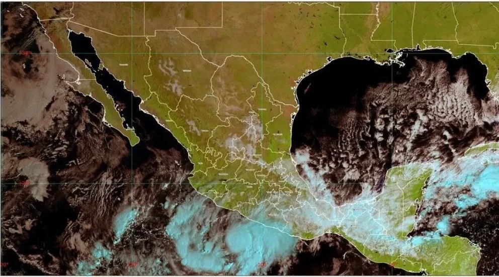 Pronóstico del clima para este jueves 20 de octubre; lluvias intensas en Chiapas, Tabasco, muy fuertes en Campeche