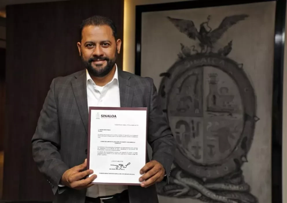 Moisés Ríos Pérez es el nuevo subsecretario de turismo en Sinaloa.