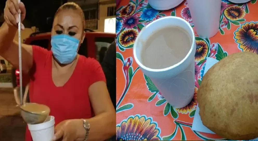 Con la venta de atole y gorditas Lupita sacó adelante a su familia