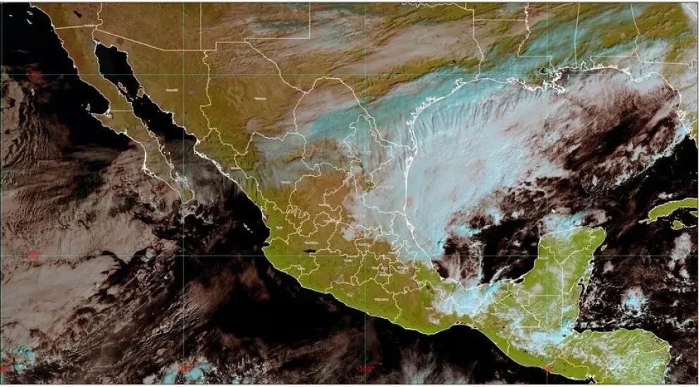 Clima en México: Lluvias muy fuertes en Chiapas, Oaxaca, Campeche y Tamaulipas
