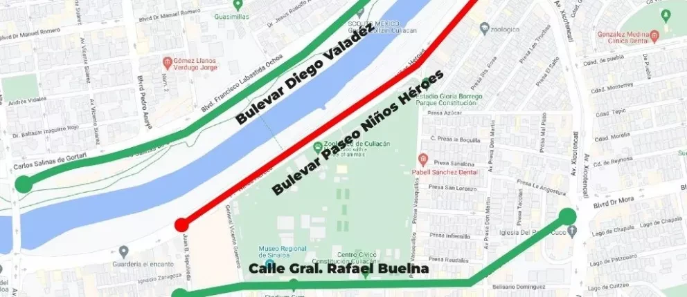 Malecón Viejo, permanecerá cerrado en sentido de oriente a poniente los días 19, 20 y 21 de noviembre