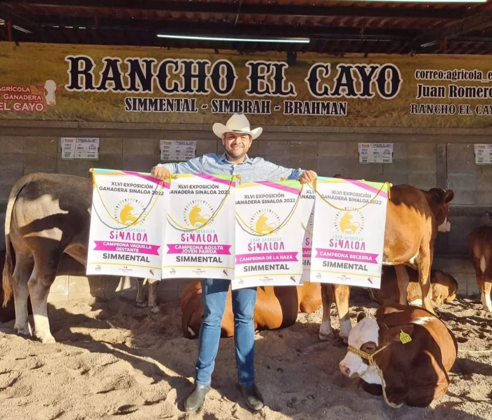 Rancho El Cayo de Costa Rica se lleva el campeonato en exhibición de ganado en la Expo Feria Sinaloa 2022.