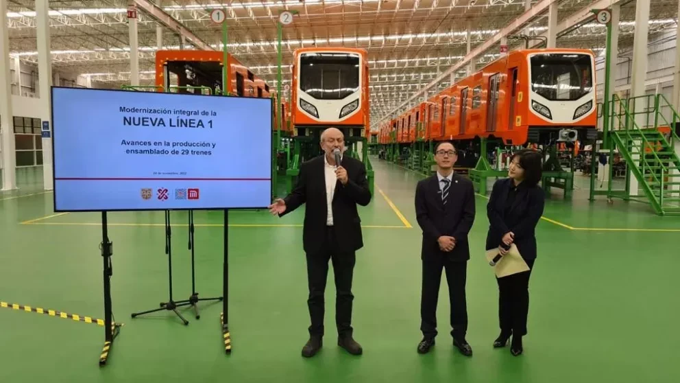 Conoce los primeros trenes para La Nueva Línea 1 armados en México