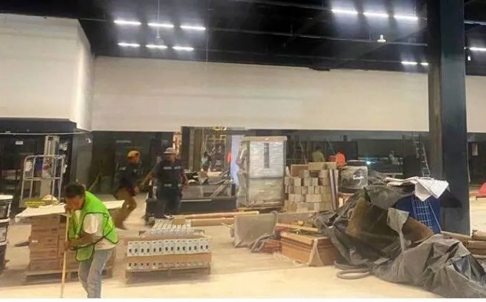 Así va luciendo la obra de Super Ley Explanda Culiacán.
