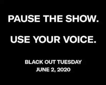 Se unen músicos y deportistas contra el racismo #BlackoutTuesday