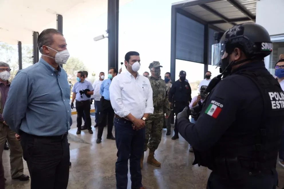 Gobernadores de Sinaloa y Nayarit fortalecen sus fronteras contra COVID-19