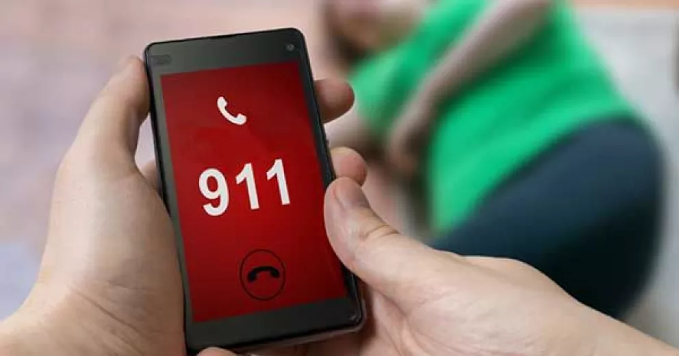 Una llamada al 911 puede salvar una vida