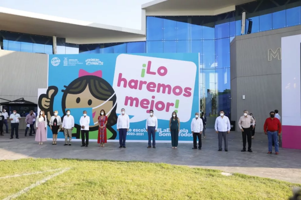 Quirino inicia el ciclo escolar 2020-2021 en Sinaloa