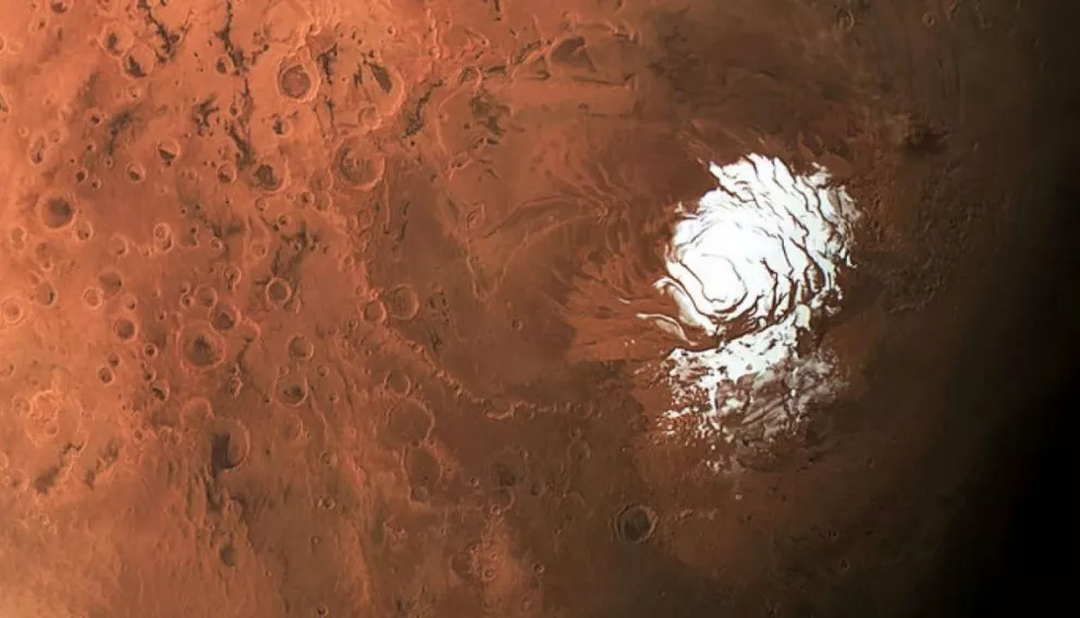 Sonda Mars Express encuentra agua en Marte