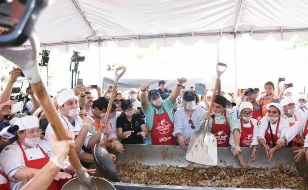 Todo listo para el récord Guinness del aguachile más grande del mundo