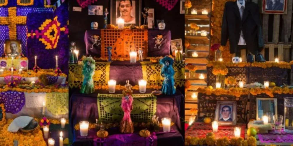 ¿Cuántos elementos lleva el altar de Día de Muertos?