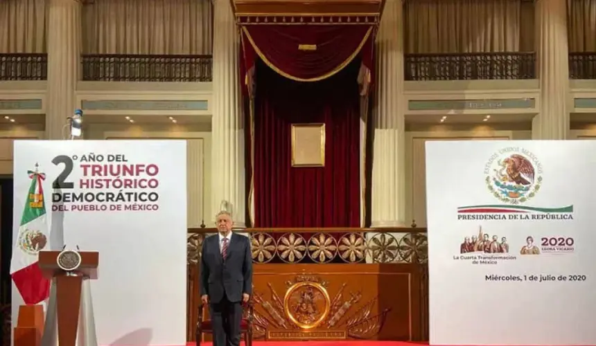 AMLO en su segundo informe “He cumplido 95 de mis 100 compromisos”