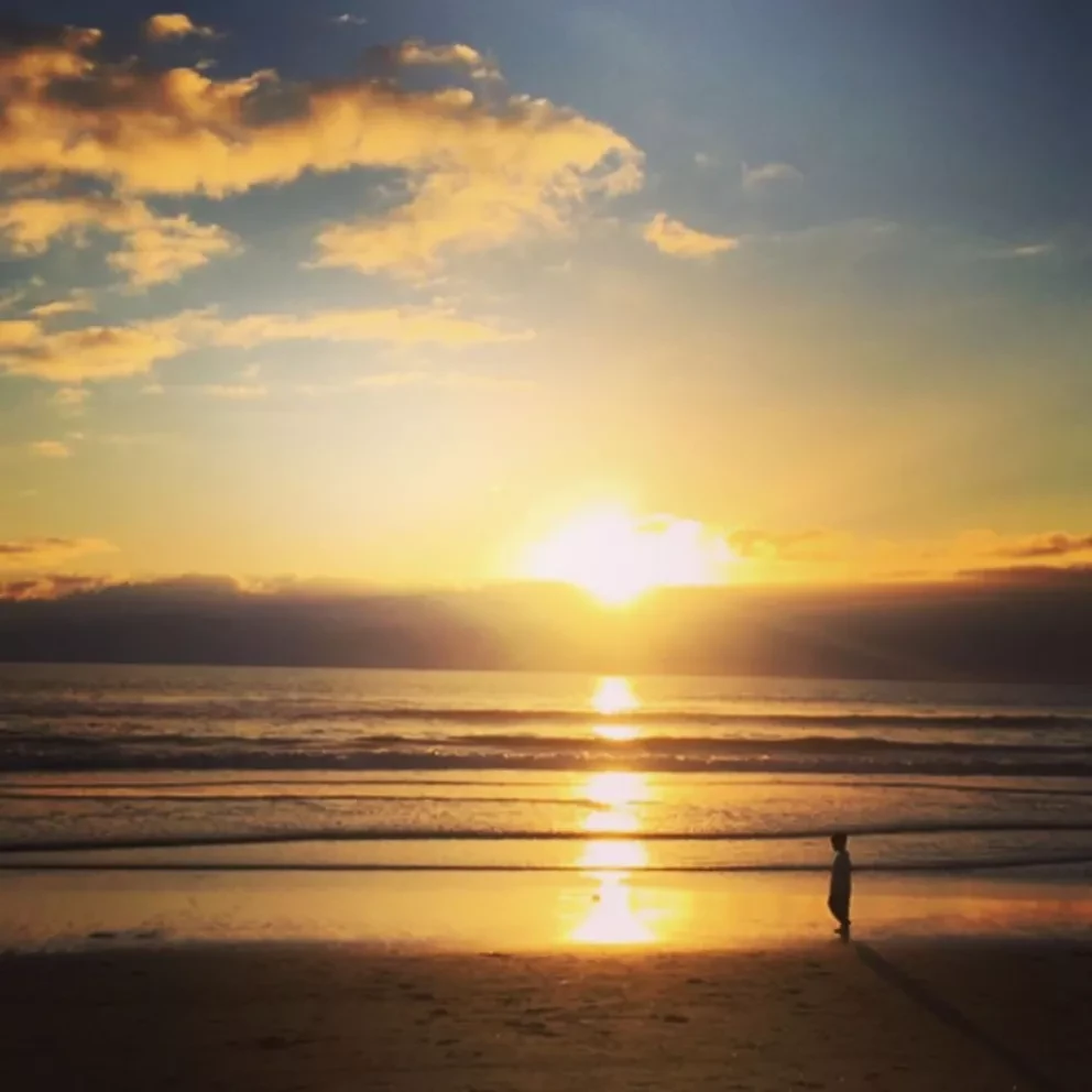 La serenidad de un atardecer en Altata