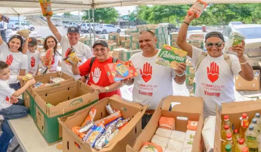 Un millón 400 mil personas se ayudan del banco de alimentos México