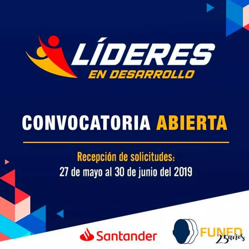 ¿Buscas una maestría? aplica beca Líderes en Desarrollo Santander-FUNED