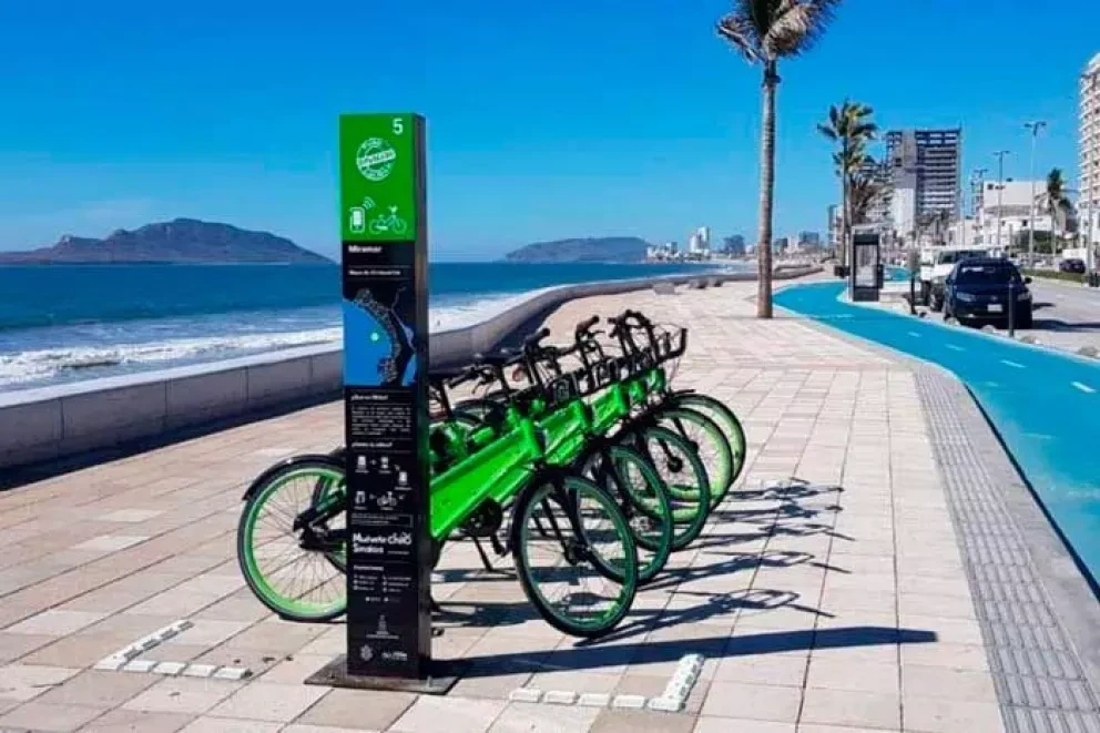 Estos son los ciclopuertos para las bicis en Mazatlán