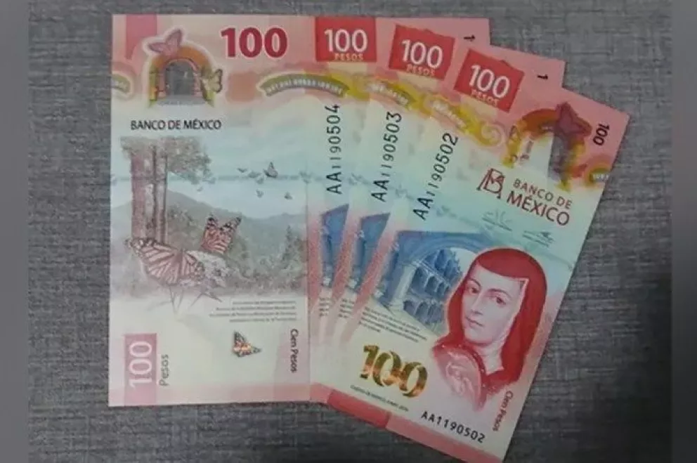 Sor Juana de 100 pesos se lleva el premio al billete del año 2020