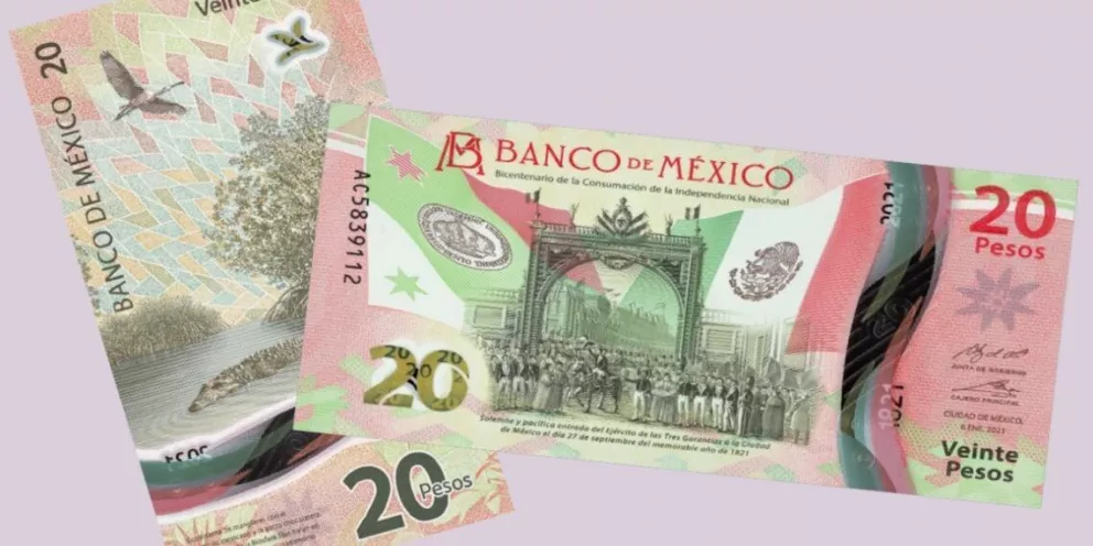 El nuevo billete de 20 pesos se corona como el mejor de Latinoamérica