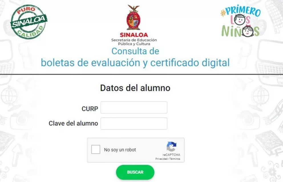 Descarga boletas y certificados digitales de Sinaloa