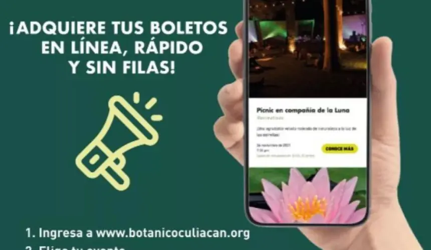 Consigue boletos en línea del Jardín Botánico