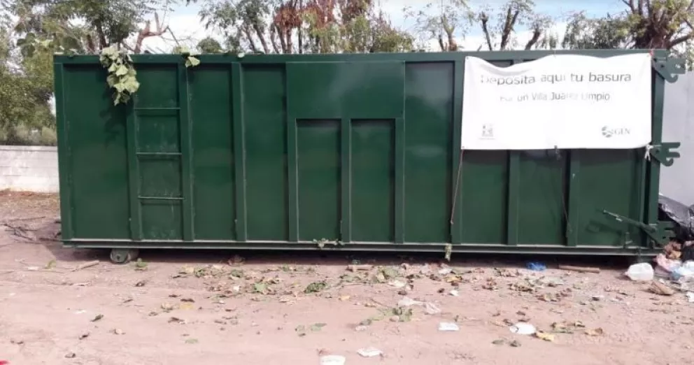 Buscan disminuir el problema de basura de Villa Juárez