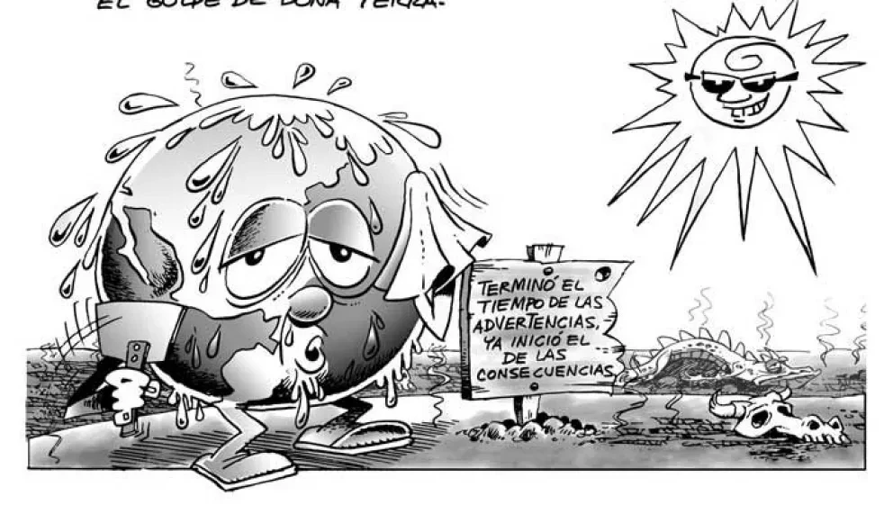 Las viñetas de Ceceña, el calentamiento global y tú