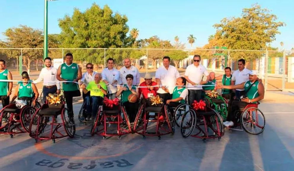 Inauguran primera cancha de deporte adaptado en Sinaloa