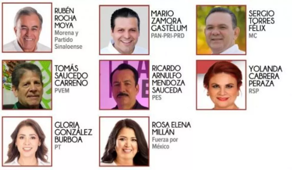 Al 26 de abril, ¿cómo van los candidatos a la gubernatura en Sinaloa?