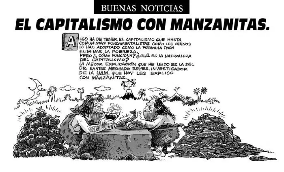 El Capitalismo explicado con manzanas