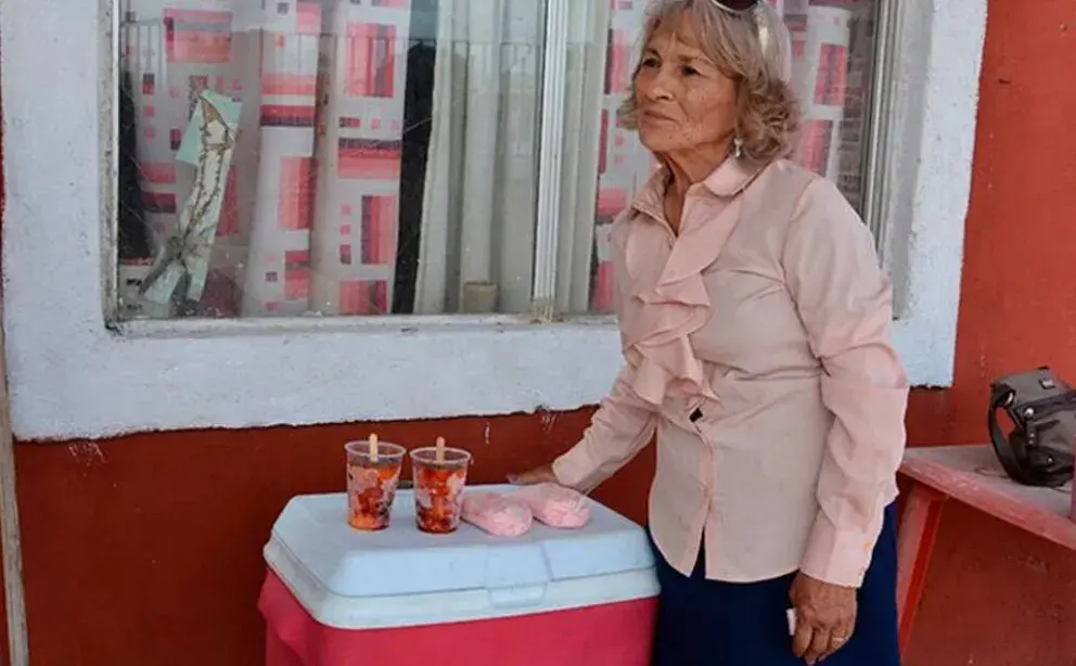 Hace 40 años Martita vende helados en la 10 de Mayo