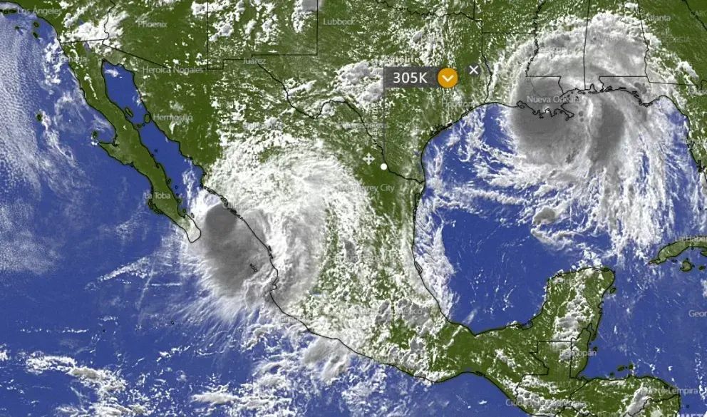 Nora se degrada, ¡Ya es Tormenta Tropical!